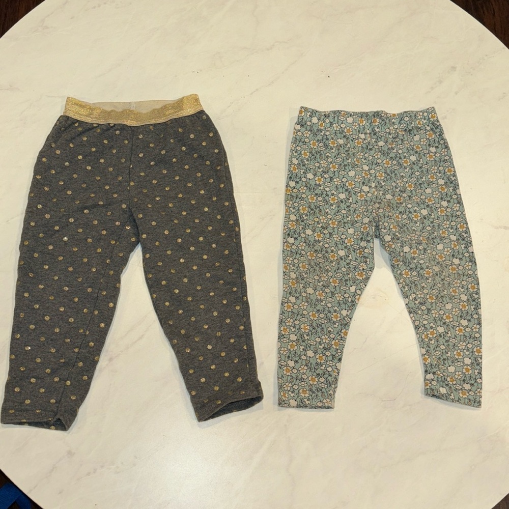 Carter Brands Leggings (2) 24M